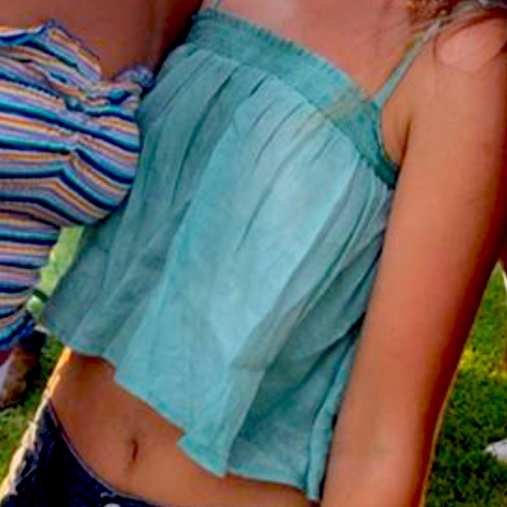 Green F21 tank top